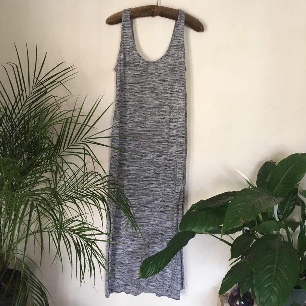 DIVIDED semi-sheer maxi dress